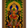 Sri Pachai Amman Pachaiamman Devi Wall Painting Framed Home Decor (Wood,Acrylic)